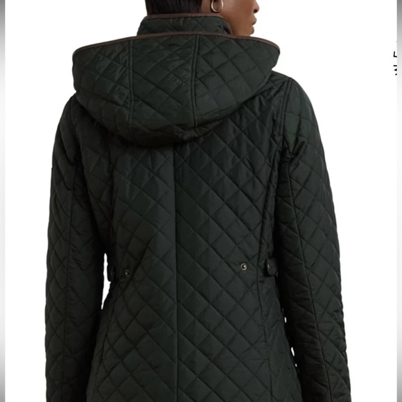 Lauren Ralph Lauren Women's Mid Length Quilted Coat, size XXL - Picture 3 of 13